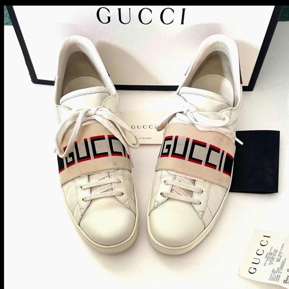 MENS AUTHENTIC ACE GUCCI SNEAKERS